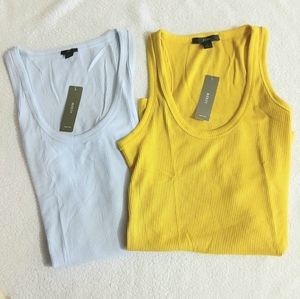 Set of two J.Crew women's 1993 tanks